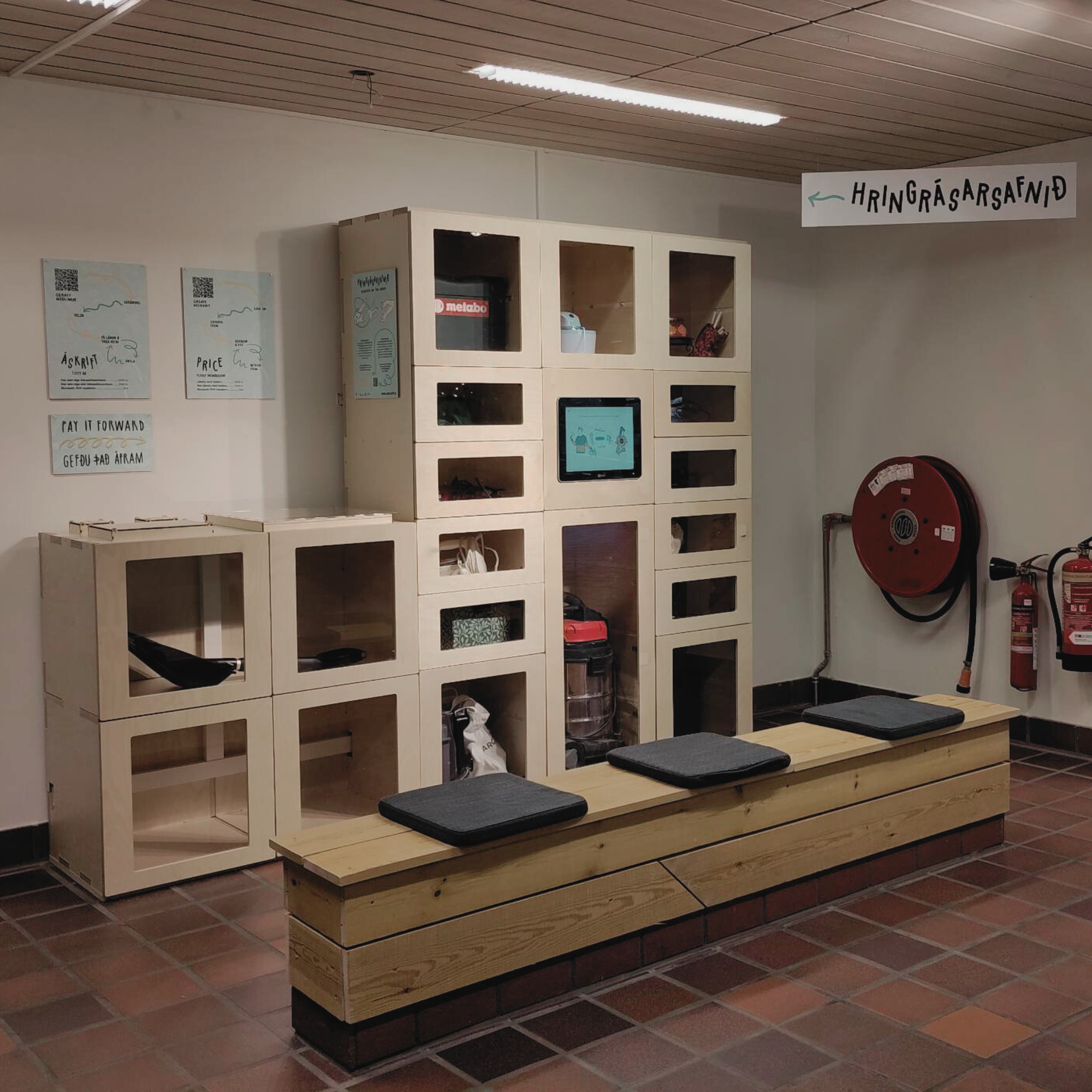 Photo of sharing station